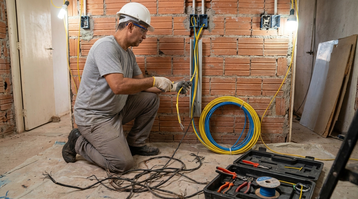 Adequação de Fiação em Ipatinga‑MG