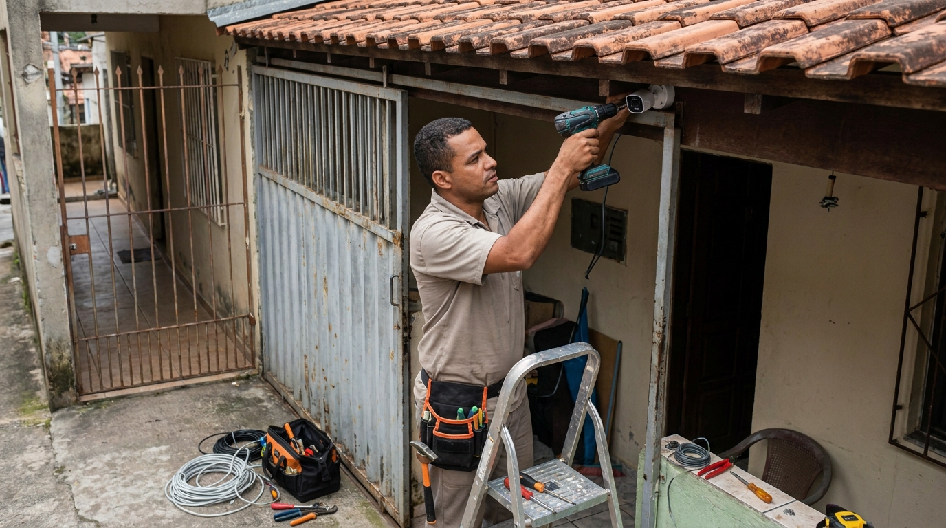 Instalação de Câmera Residencial em Ipatinga‑MG