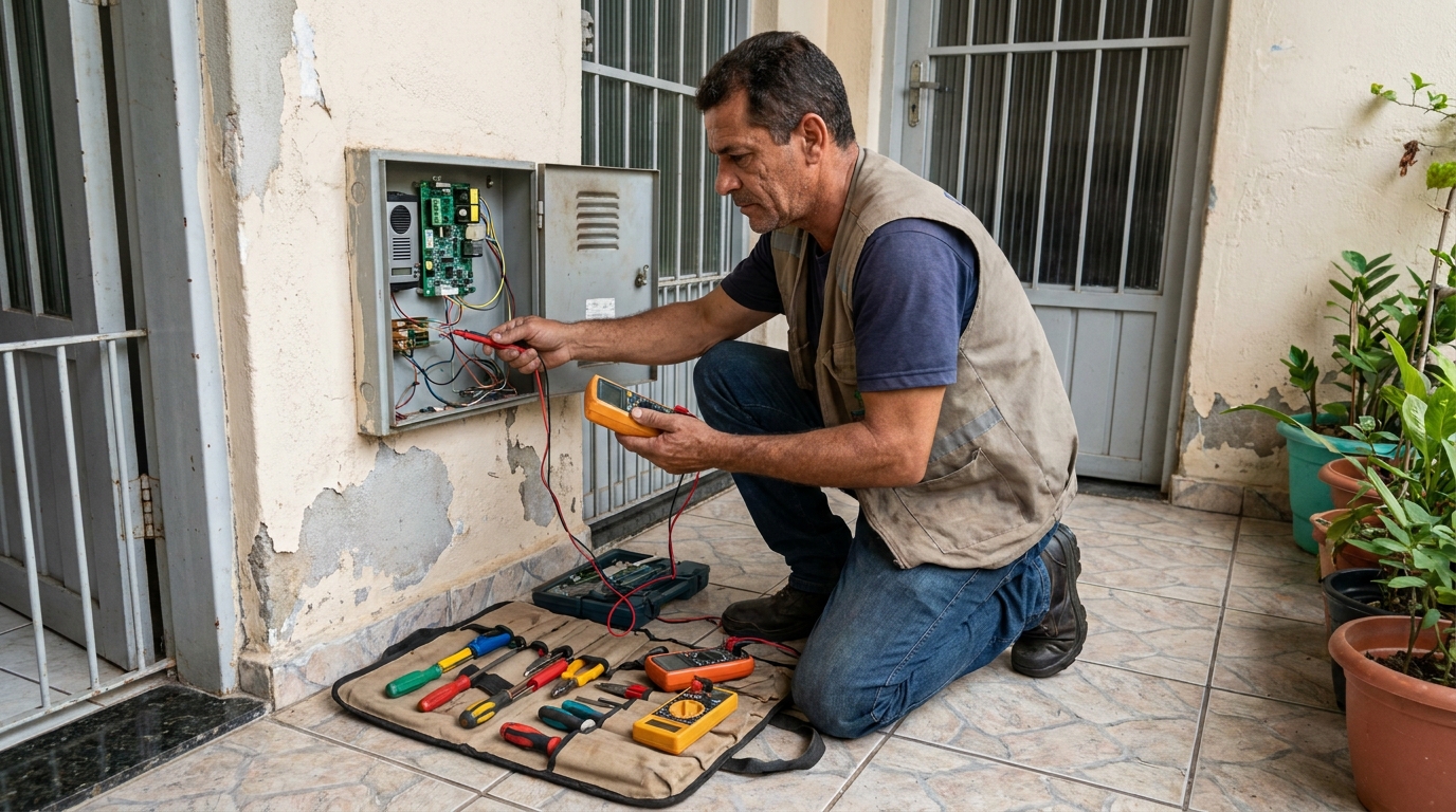 Troca de Fiação de Interfone em Ipatinga‑MG